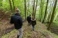 Our team on its way through the forest to the execution site of Jewish victims killed in Hadle Szklarskie by the Germans in August of 1942. © Piotr Malec/Yahad - In Unum